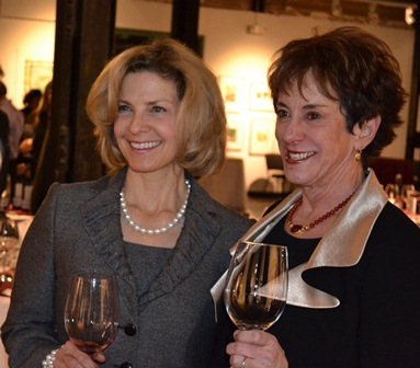Kristin Richardson, sponsor of the event, with Mary McGee, Vice President of Development for the DPS Foundation